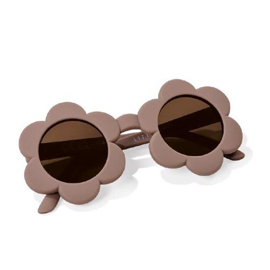 Child sunglasses Flower Shape Mauve