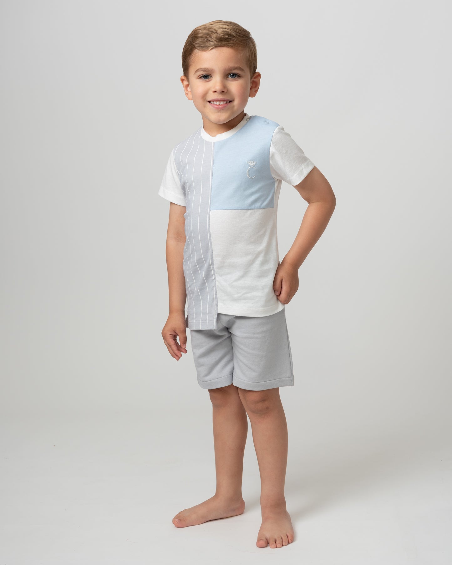 Boys pocket short set