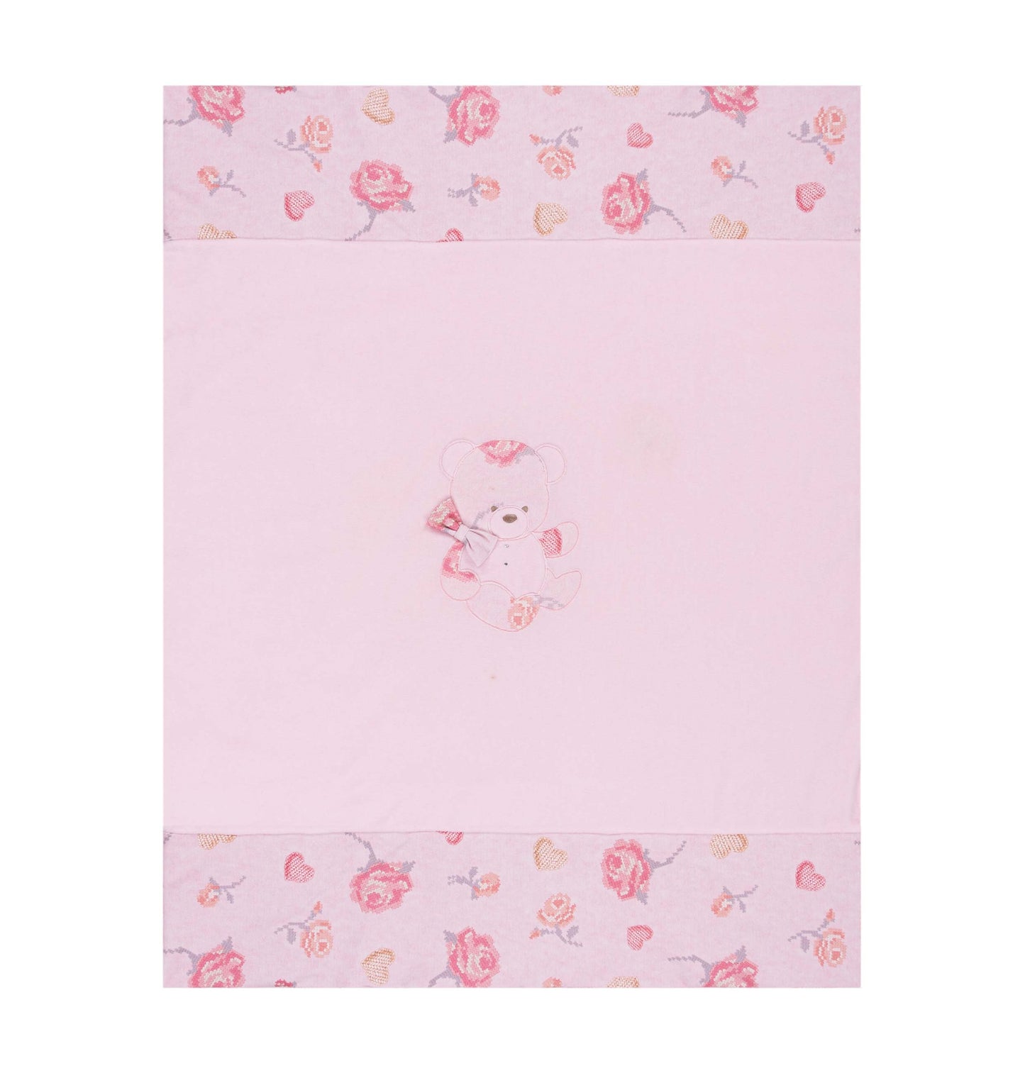Pink Bear Blanket