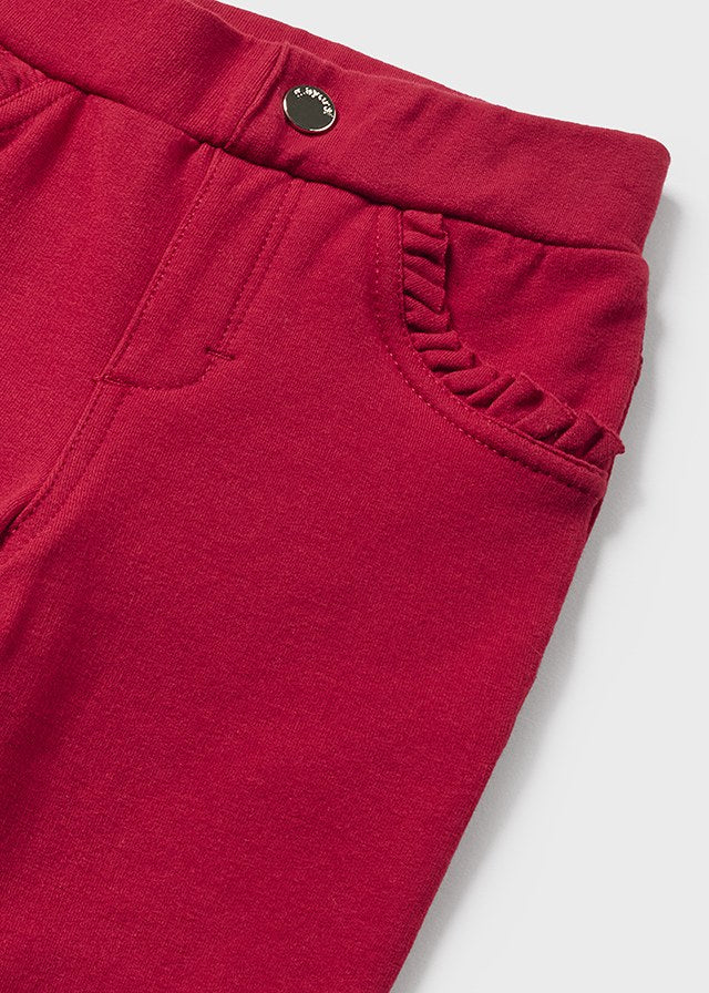 Red Cotton Trousers