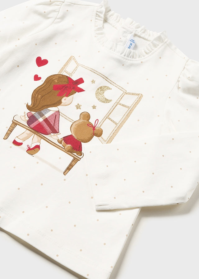 Teddy & Girl Long Sleeved Top
