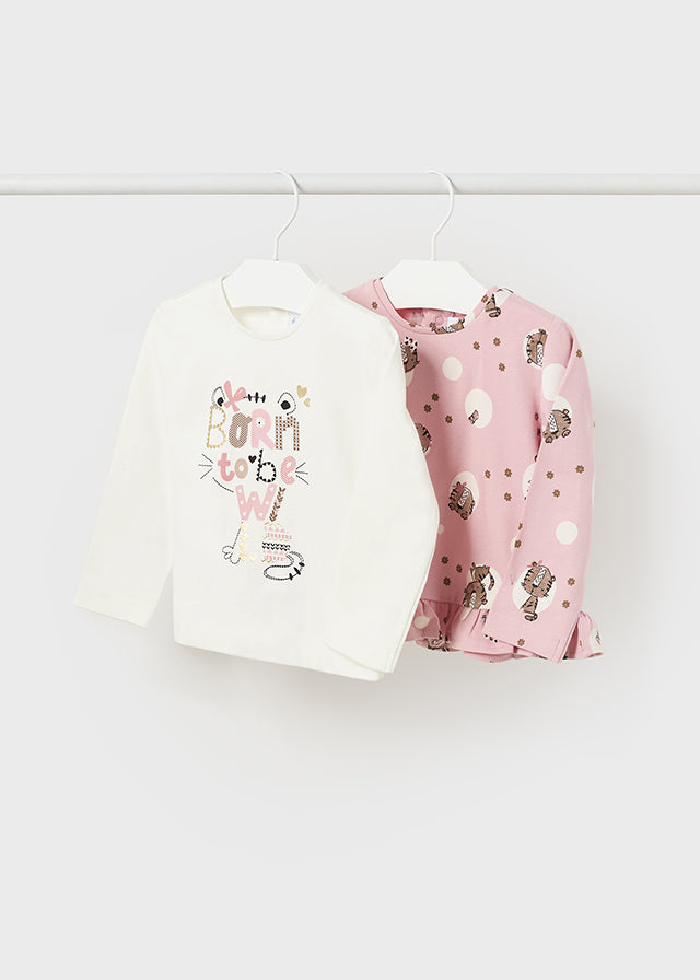 Set Of 2 Long Sleeved Tops