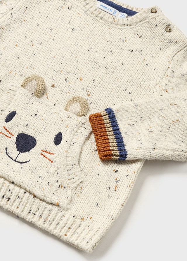 Ivory Dotted Jumper