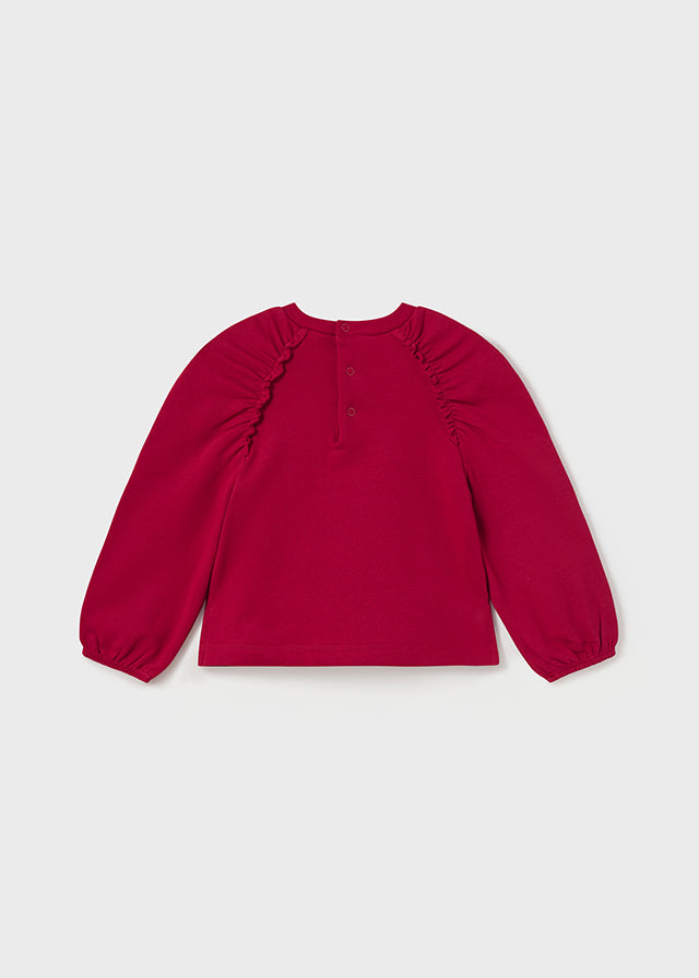 Red Heart & Bow Pullover