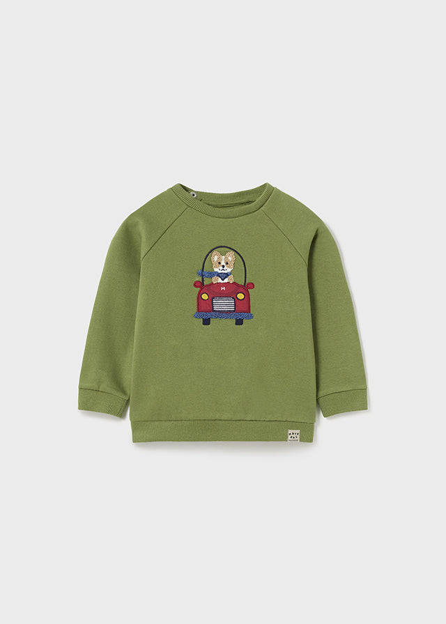 Green Long Sleeved Top