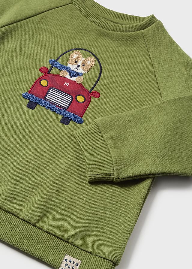 Green Long Sleeved Top