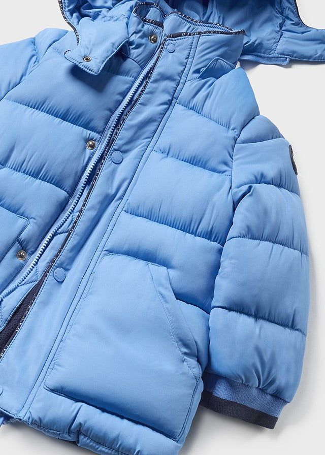 Blue Puffer Coat