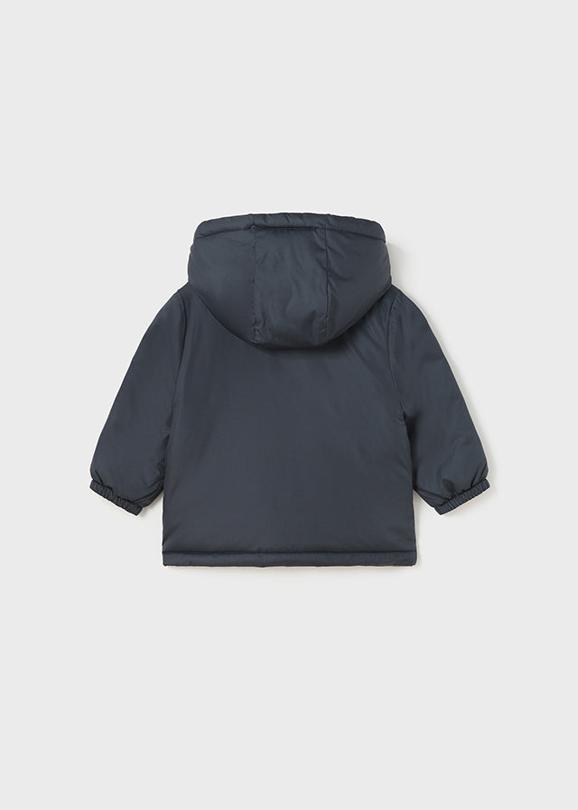 Reversible mustard yellow & grey jacket