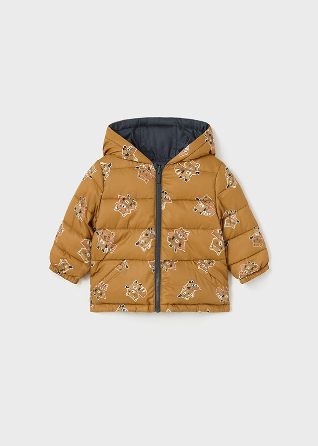 Reversible mustard yellow & grey jacket