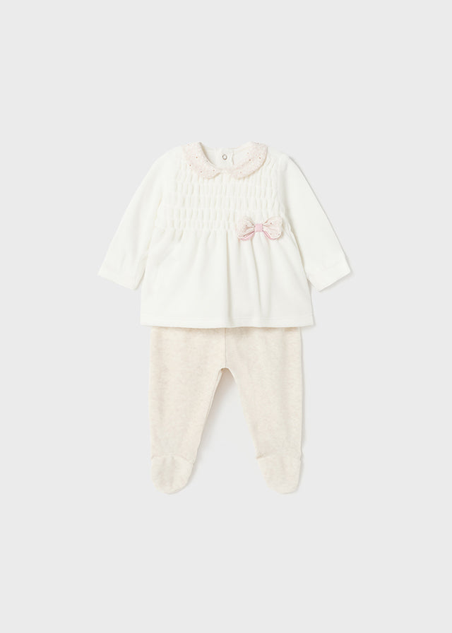 Two Piece Ivory Set