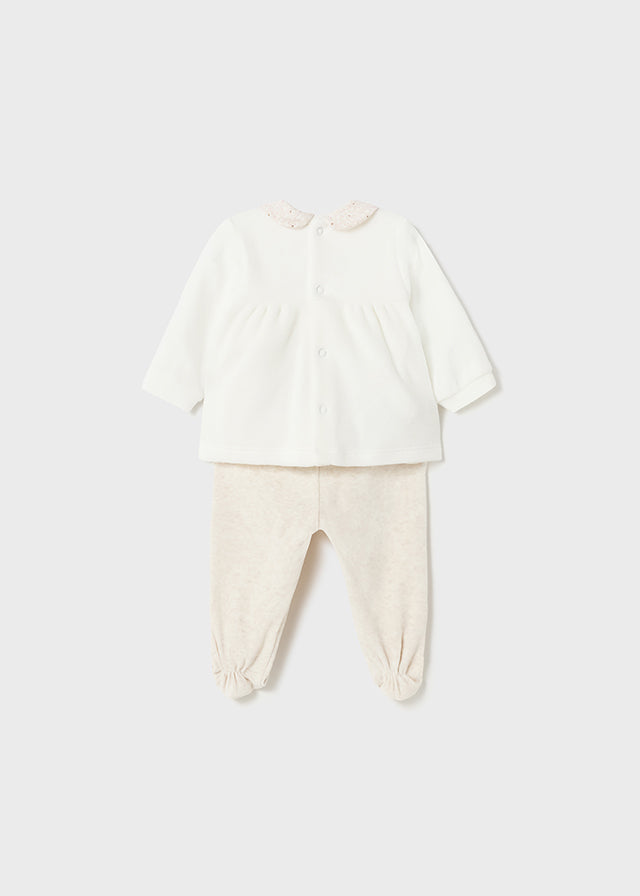 Two Piece Ivory Set