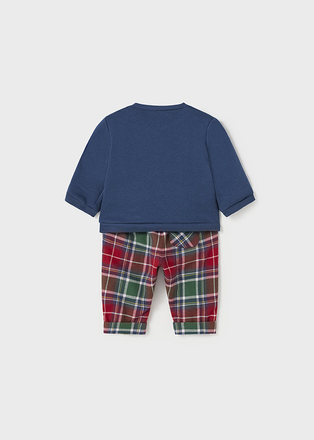 Red & Blue Tartan Set