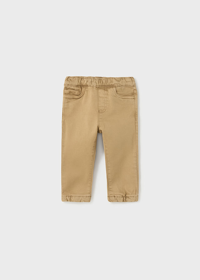 Camel Cotton Trousers