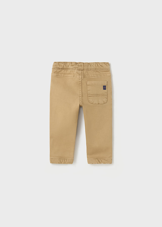 Camel Cotton Trousers