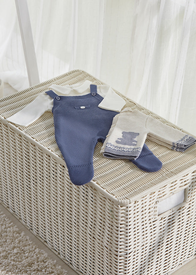 Bear Dungarees Set