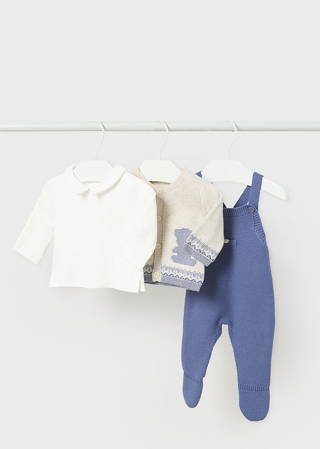 Bear Dungarees Set