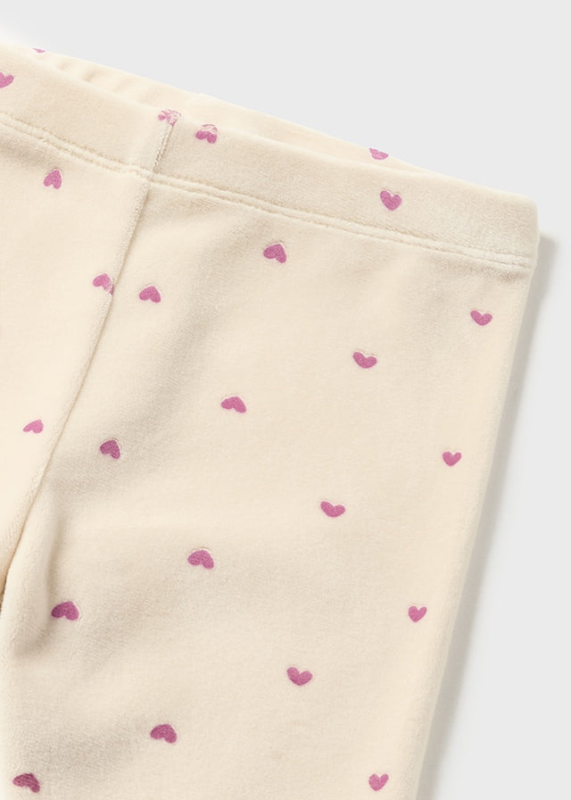 Purple & Ivory 4 Piece Leggings Set