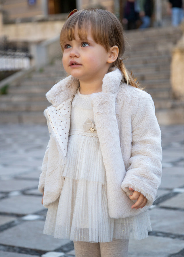 Ivory Frill Dress