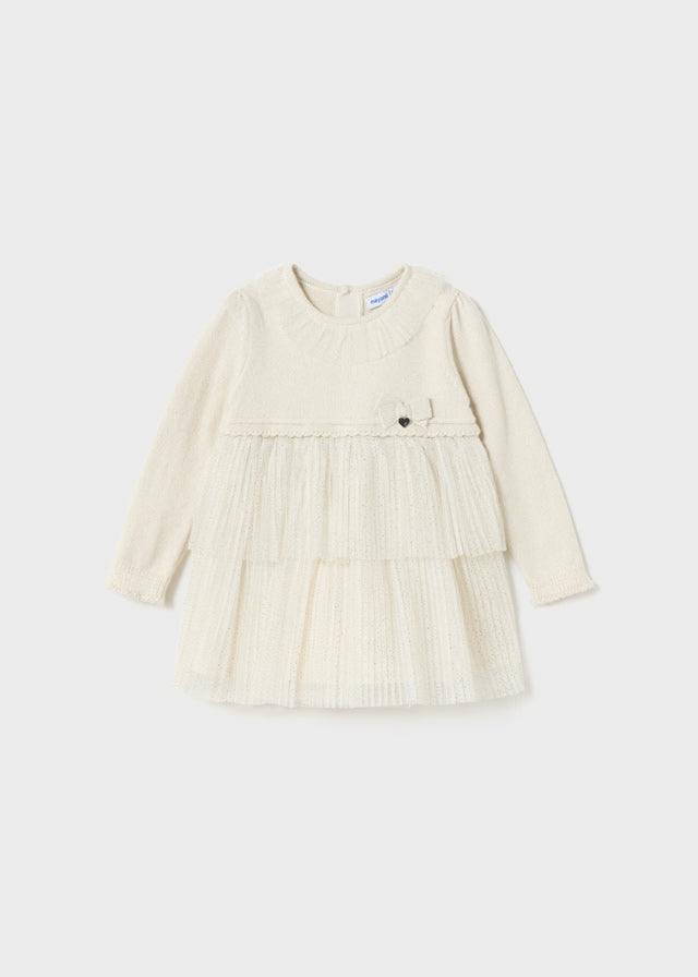 Ivory Frill Dress