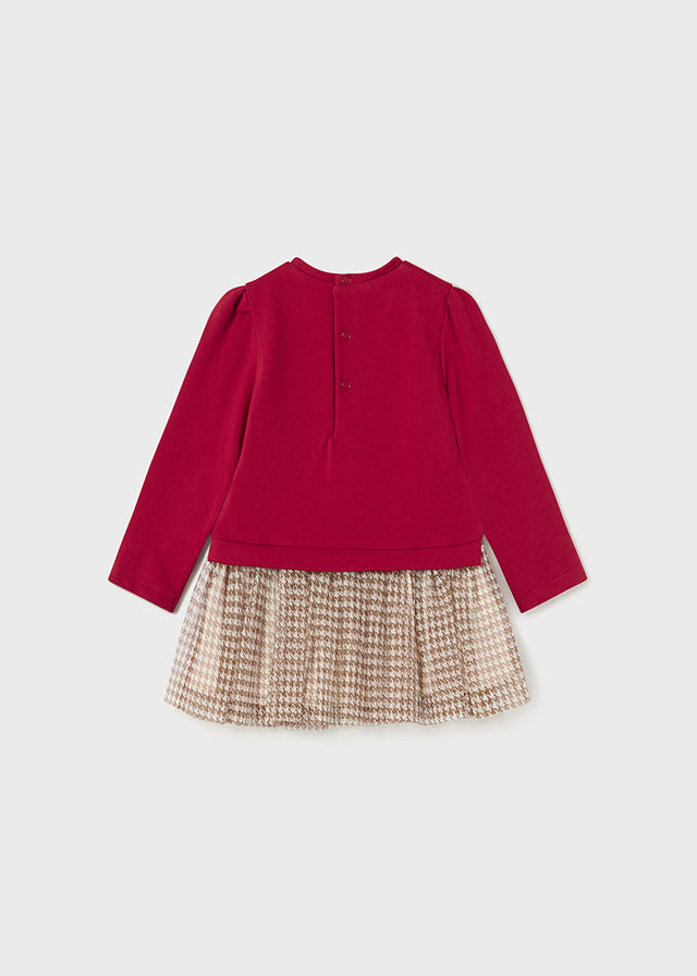 Red Dress With Bear Motif