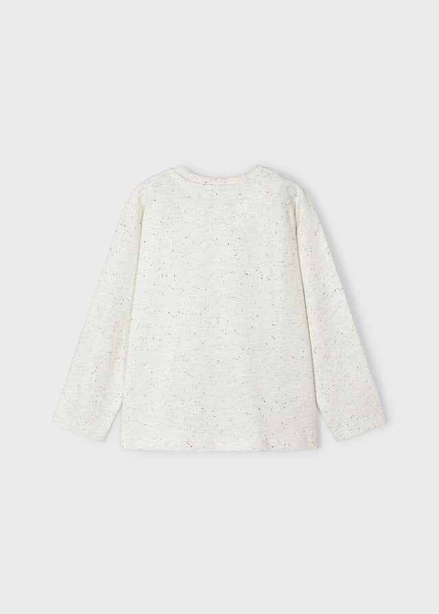 Long Sleeved Ivory Boys Top