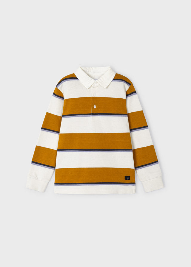 Striped Mustard Long Sleeved Top