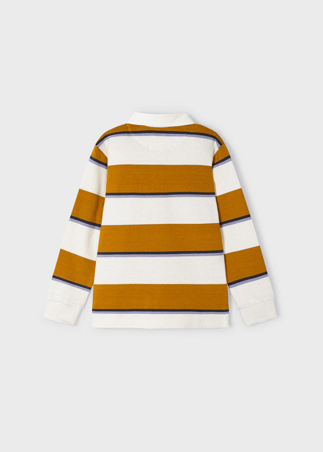 Striped Mustard Long Sleeved Top