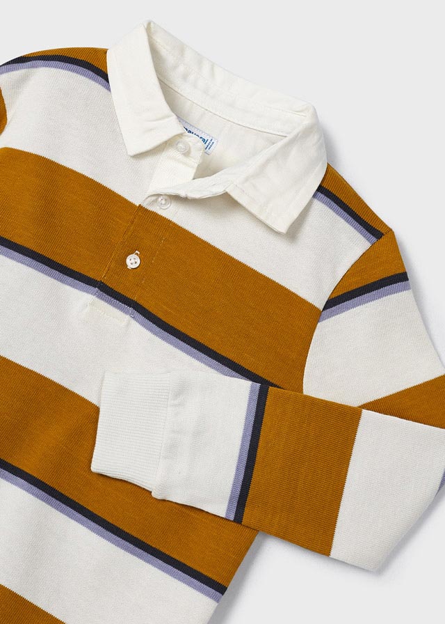 Striped Mustard Long Sleeved Top