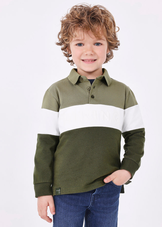 Boys Striped Rugby Shirt