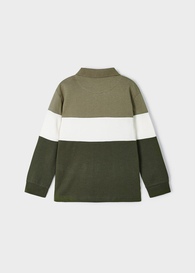 Boys Striped Rugby Shirt