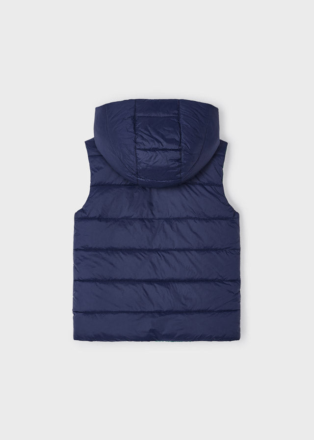 Navy & Green Reversible Gilet
