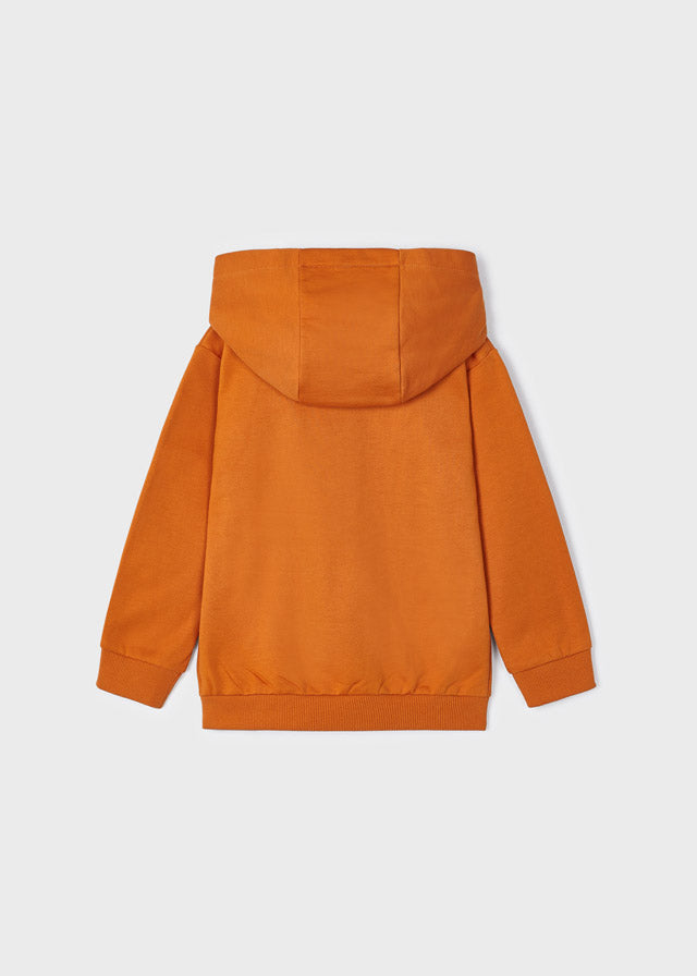 Orange Bear Hoodie