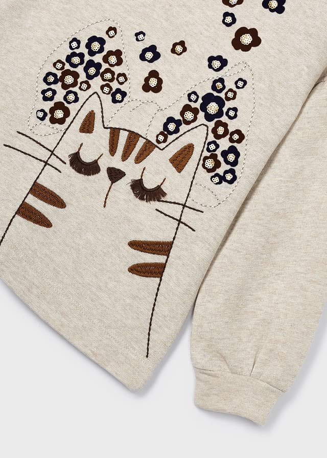 Beige And Brown Leggings Cat Set