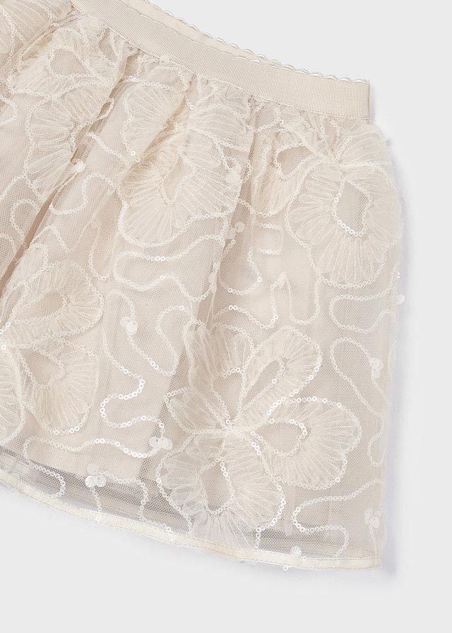 Ivory Tulle Skirt