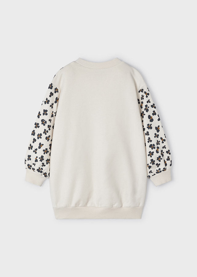 Ivory Sweatshirt Dress