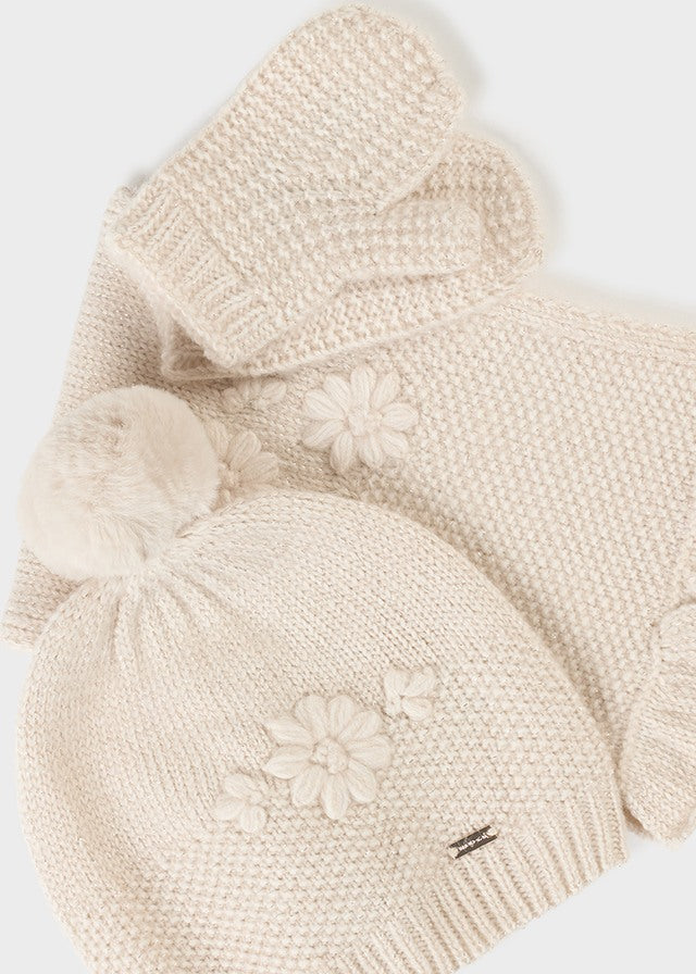 3 Piece Hat, Scarf & Mittens Set