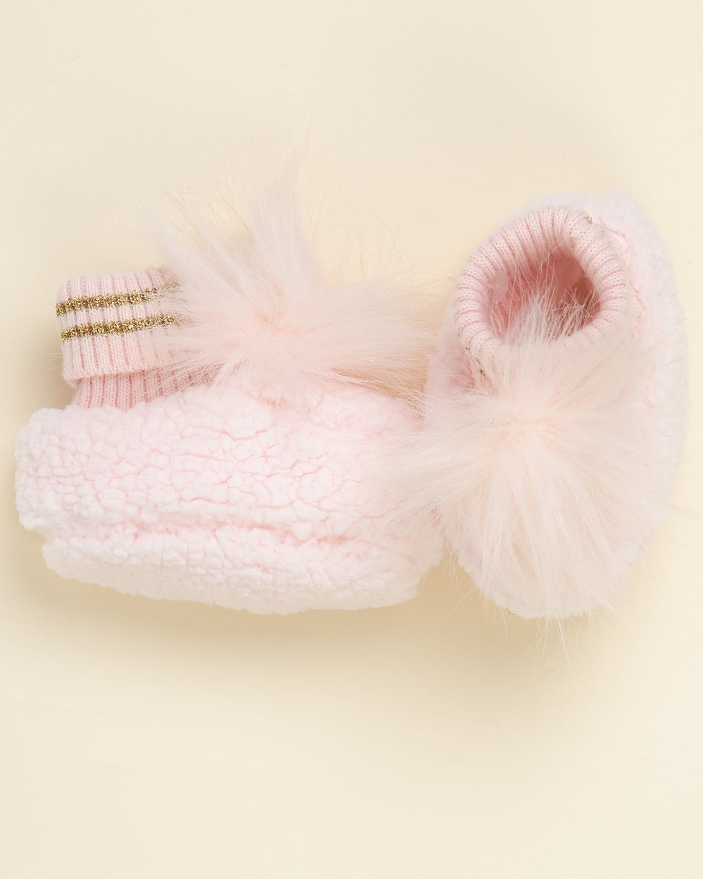 Pink Teddy Booties