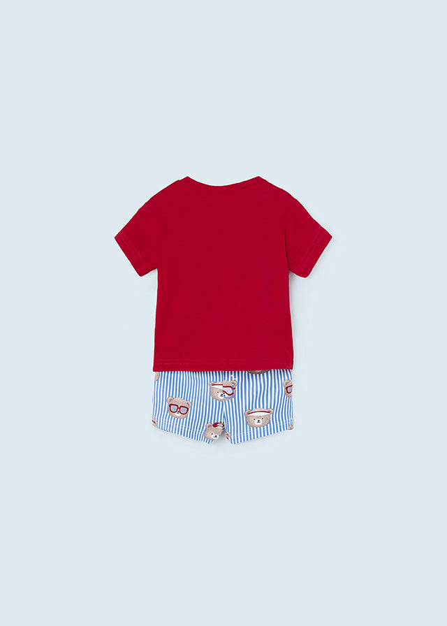 2 piece red set