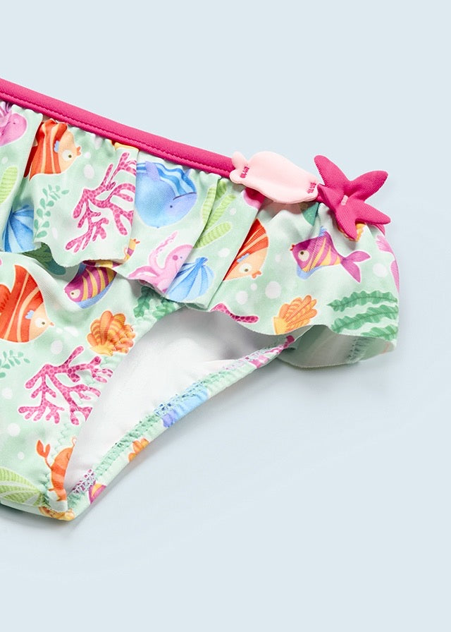 2 piece swimwear With hat