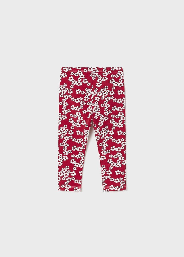 3 Piece Red Set With Cardigan