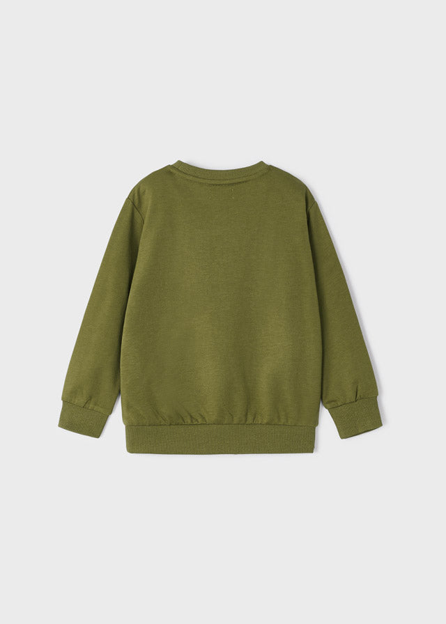 Olive Tiger Print Jumper