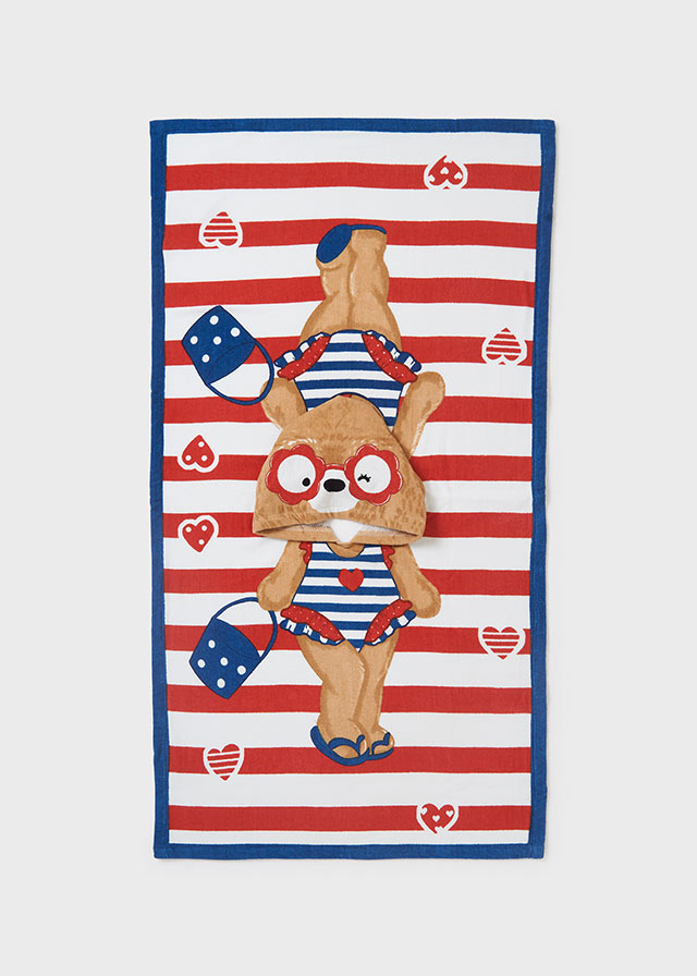 Red Hooded Towel