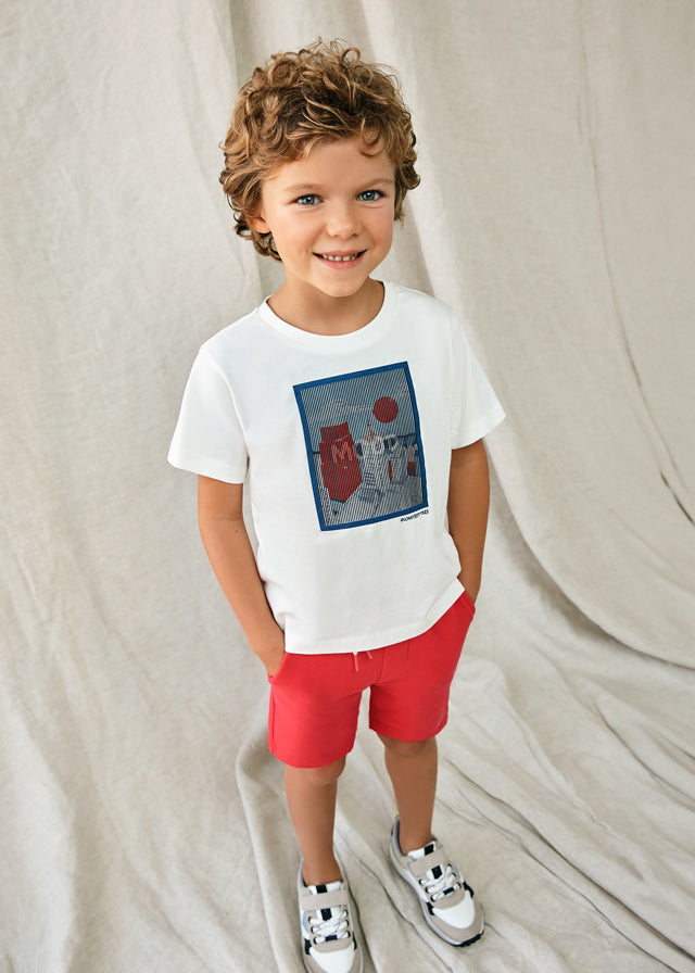 Red Bermuda Shorts