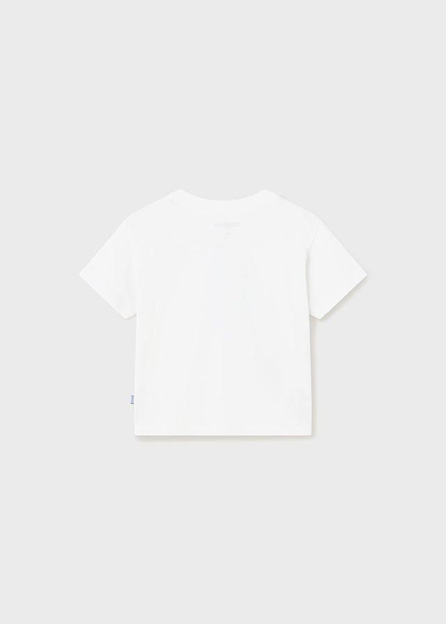 Set Of 2 White & Blue T-Shirts