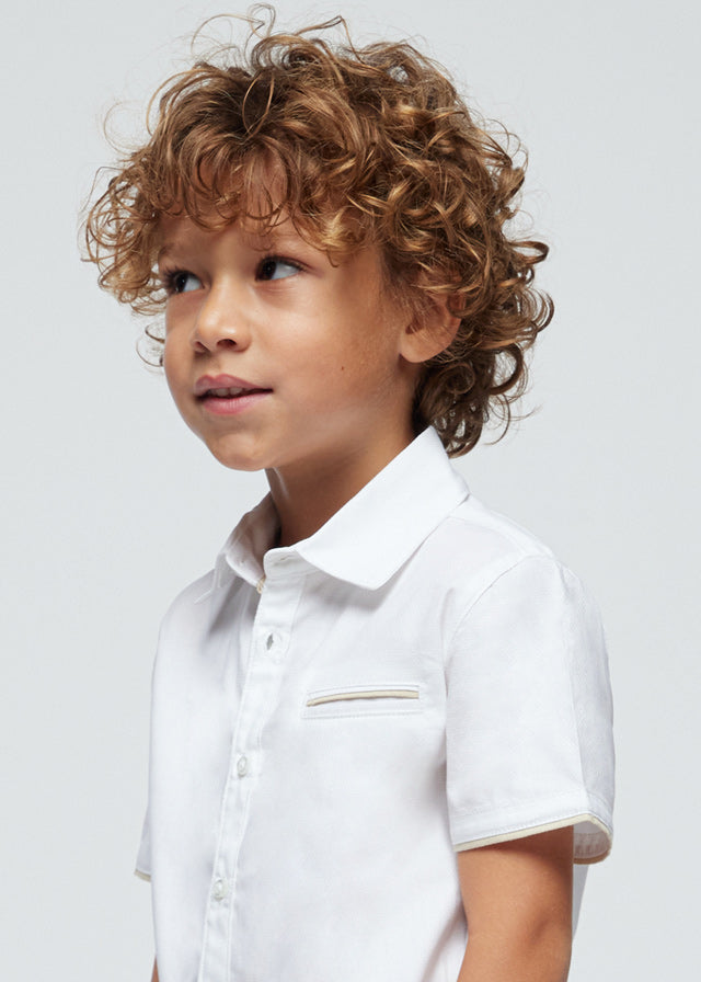 White Short Sleeved Shirt