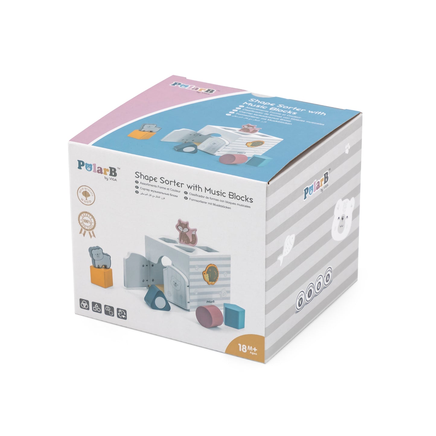 Shape Sorter With Music Blocks