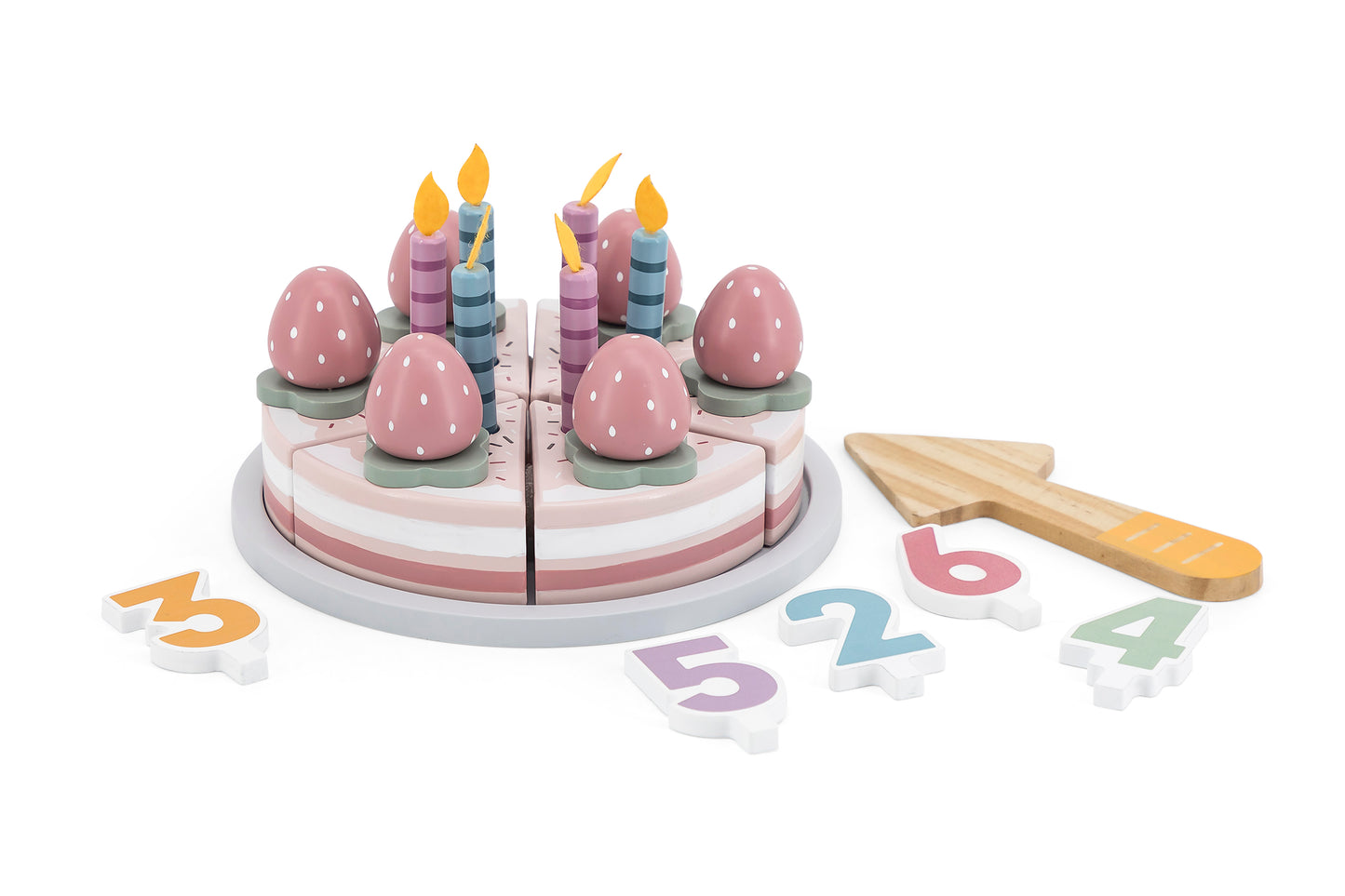 Wooden Birthday Cake