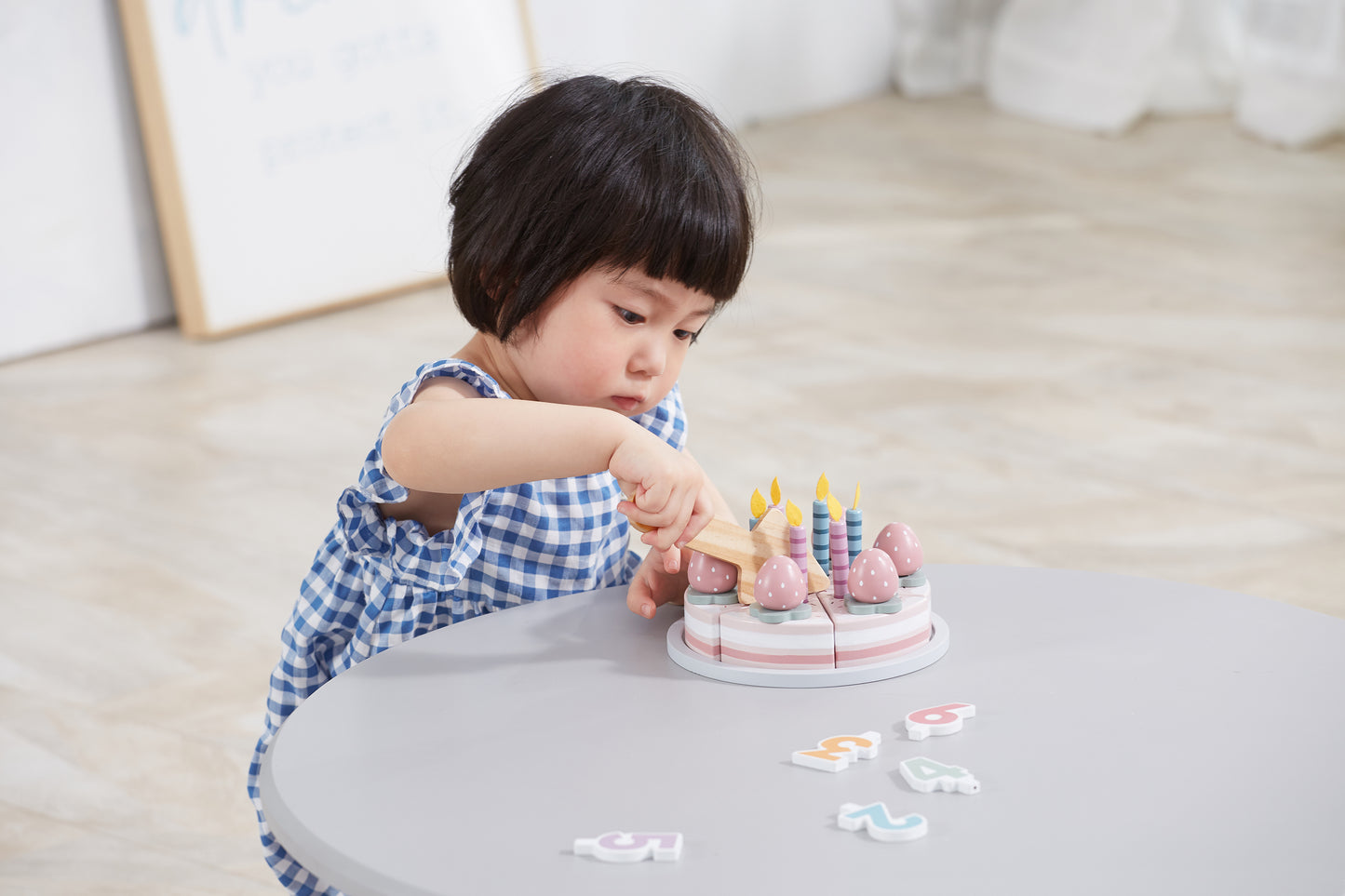 Wooden Birthday Cake