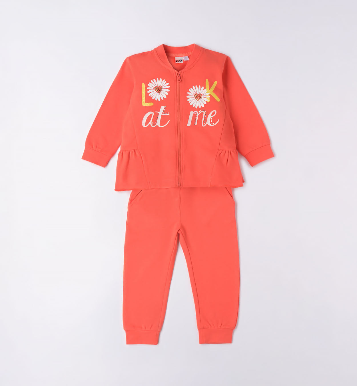 Daisy two piece coral jogging set