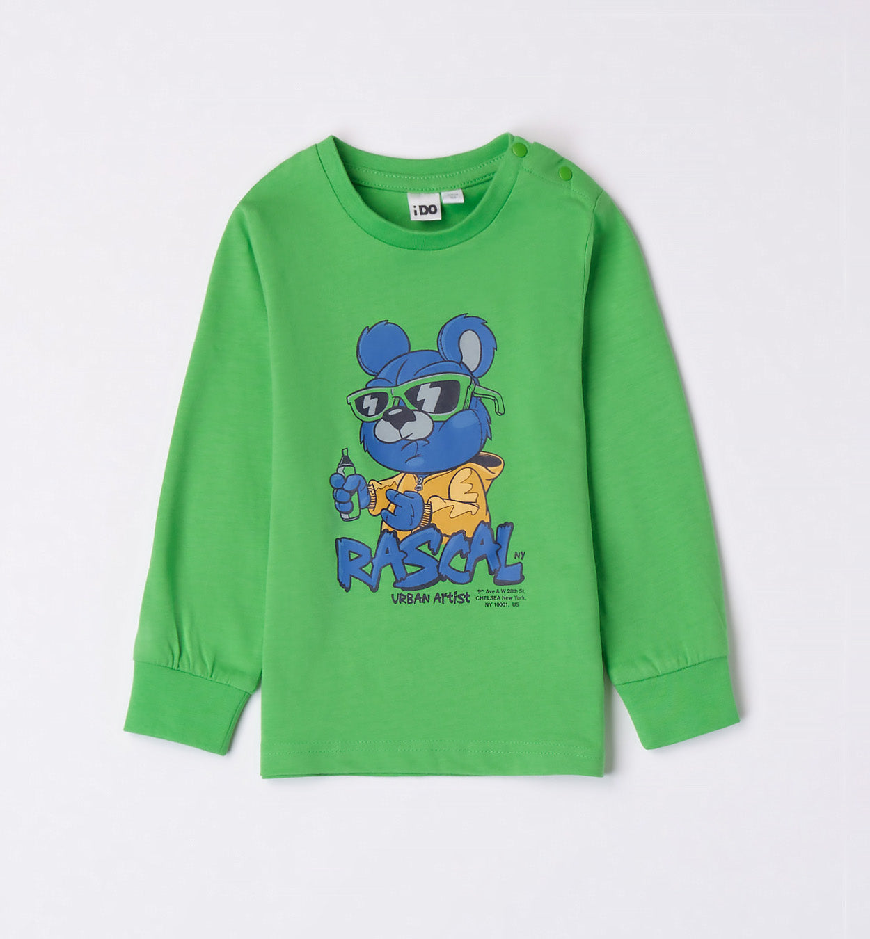 Green Long Sleeved Top